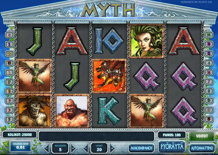 myth suomikasino netticasino kolikkopelit